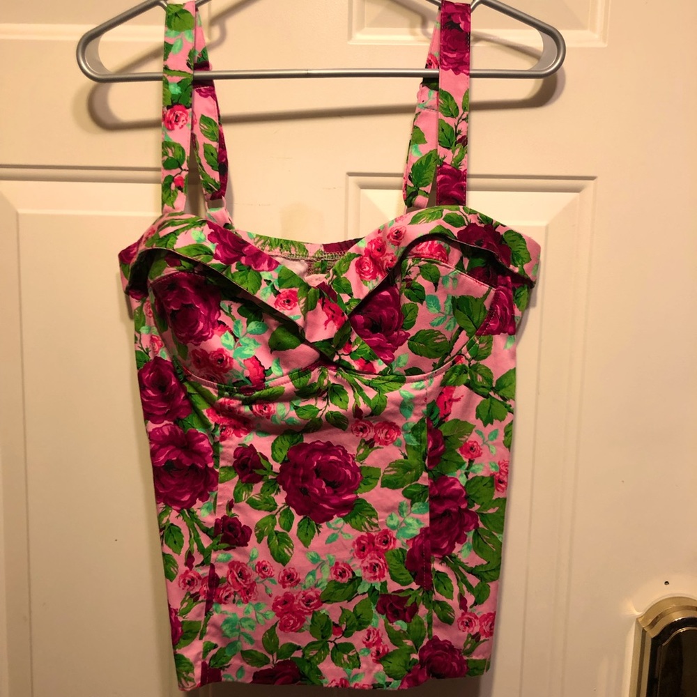Pinup style women’s corset top